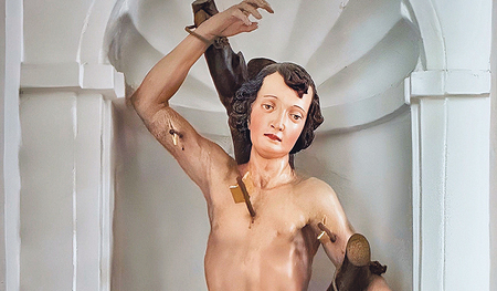 Hl. Sebastian in der Pfarrkirche Peuerbach                   