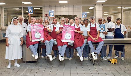 Das Aktions-Team von D’elikat (Elisabethinen) am Ordensklinikum Linz    