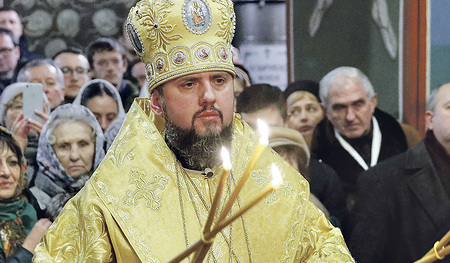 Metropolit Epifanij (Dumenko) ist Primas der neu gegründeten, vom Moskauer Patriarchat unabhängigen ukrainisch-orthodoxen Kirche.  