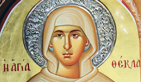 Ikone in der Kirche Fotini Ilissos in Athen