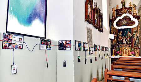 Die Installation prägte die Firmvorbereitung in Pennewang.   