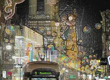 Weihnachten 2005, Weihnachtsbeleluchtung, Landstra?e, Linz, Stra?enbahn, Menschen, Einkauf, Geschenke, Weihnachtsgeschenke, Weihnachtsschmuck, Lichter, Gesch?fte, Passage Kaufhaus, Ursulinenkirche, Schienen, Pummelzug, Eile, Stress, Kirche

Franz M