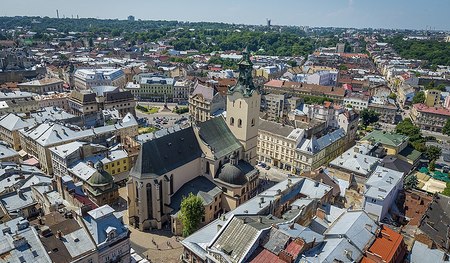Lackner und Krautwaschl besuchten Lwiw/Lemberg.