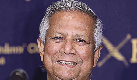 Muhammad Yunus, Friedensnobelpreisträger von 2006.