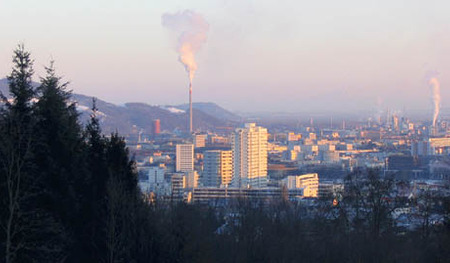 P?stlingberg, Winterk?lte, Industrie