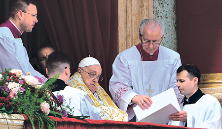 Am Sonntag spendete Papst Franziskus noch den Ostersegen „Urbi et orbi“.  
