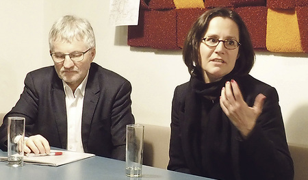 Dr. Maria Katharina Moser, Direktorin Diakonie Österreich, und Franz Kehrer, MAS, Direktor Caritas OÖ 
