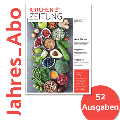 Jahres Abo der Kirchenzeitung / Kirchenzeitung 52 Ausgaben der Kirchenzeitung bestellen.