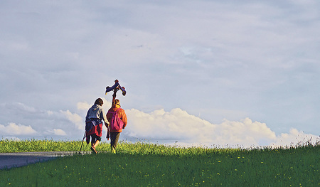 Die traditionelle dreitägige Fußwallfahrt nach St. Wolfgang fand heuer in verkürzter Form statt. 