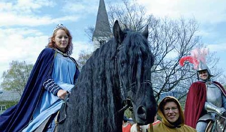 Georgiritt in Micheldorf von Zentrum zum Georgenbergkirche 