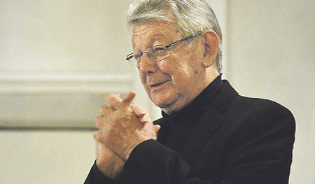 Bischof Erwin Kräutler durfte nicht nur am Ende den Applaus der rund 200 Zuhörer in Bregenz entgegennehmen.    