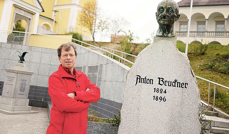 Voller Ideen: Peter Aigner, Brucknerbund-Obmann, Ansfelden. 