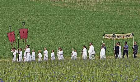 Die Corona-Vorgaben haben auch Einfluss auf Prozessionen (Archivbild aus Waldzell). 