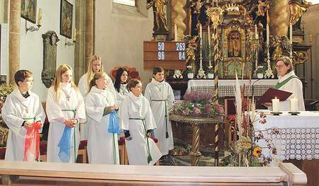 Die Minstrant/innenschar von Kirchdorf  