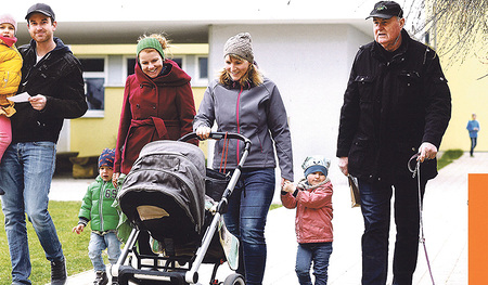 Detail des Covers der Materialmappe zum Jahr der Familie