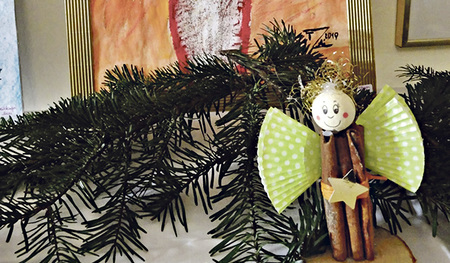 Das Thema Engel faszinierte die Kinder.  