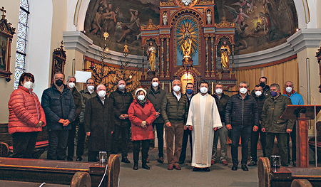 Die große Gratulantenschar    