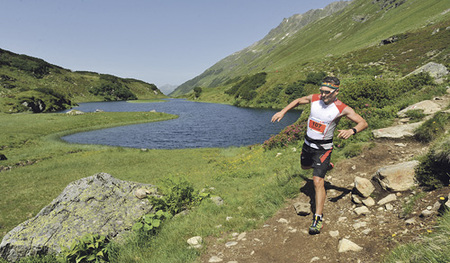 Leidenschaft „Bergmarathon“.  Für Pfarrer Gerhard  Kobler ist das auch ein meditatives Erlebnis.  