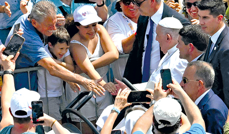 Papstbesuch in Triest.  