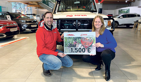 Geschäftsführer Markus Müller und Christine Parzer, Geschäftsführerin der MIVA