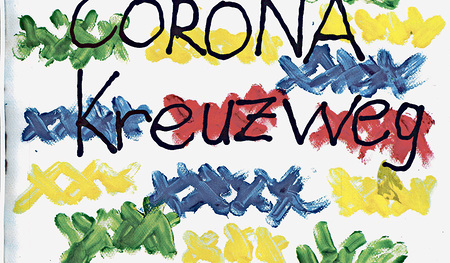 P. Alois Mühlbachler hat für den Kreuzweg auch selbst ein Logo gestaltet.   