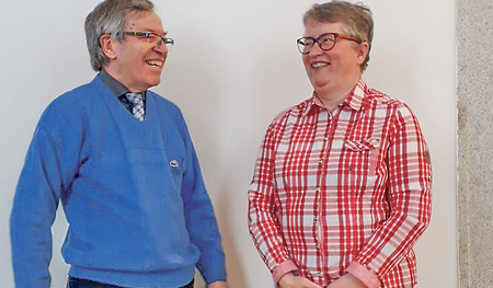 Alois Hofmann ist Pfarrer und Dechant des Dekanates Molln, Christa Meuwissen ist Dekanats- und Pastoralassistentin.   