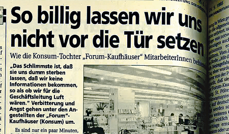 Vor 30 Jahren beschäftigte Österreich die  Konsum-Pleite. 