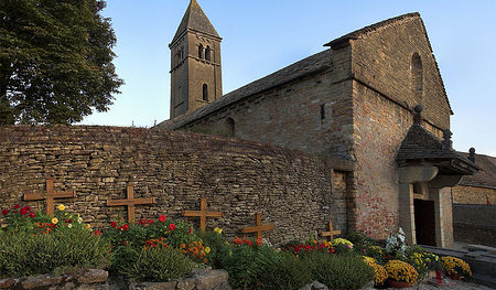 Die alte Kirche in Taizé