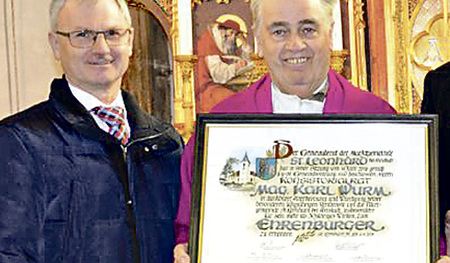 Bürgermeister Josef Langthaler und KonsR Karl Wurm   