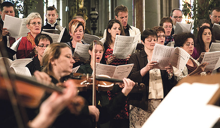Kirchenmusik gestaltet Liturgie maßgeblich mit. 