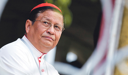 Kardinal Bo ruft zum Protest gegen den Waffenhandel in Myanmar auf.