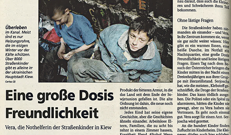 Das Heim von Vera Koshil rettete  viele Straßenkinder in Kiew.