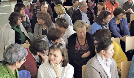 Intensiver Austausch der Teilnehmer/innen.