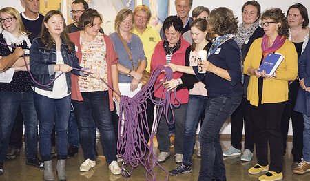 In der pfarrlichen Öffentlichkeitsarbeit engagierte Menschen trafen sich in Ried. 