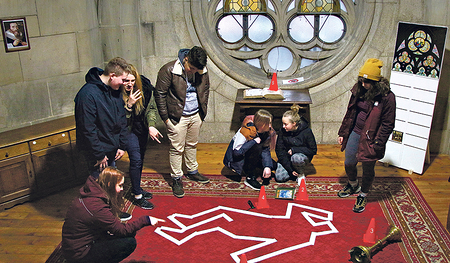 Der Escape Room im Mariendom ist Teil der Kampagne „Denk dich neu“. 