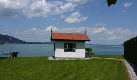 Gustav Mahlers Komponierhäuschen am Attersee.