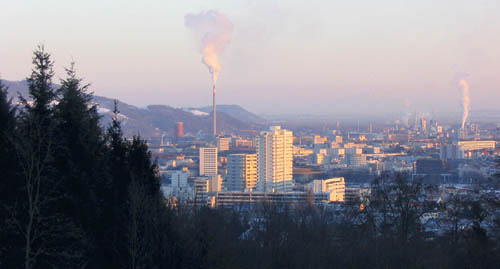 P?stlingberg, Winterk?lte, Industrie