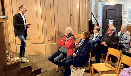 Orgelführung mit Bernhard Prammer im Alten Dom. 