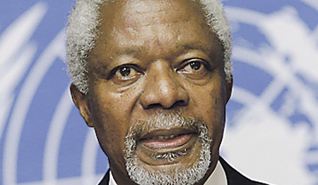 Kofi Annan.   