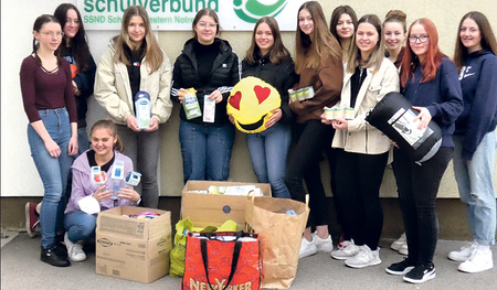 Die Schülerinnen der 2. HLW Freistadt 