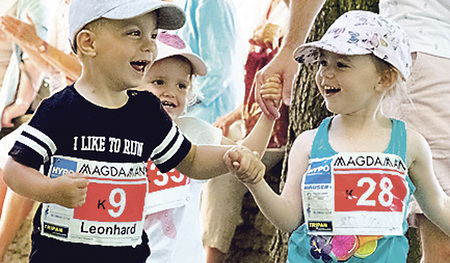 Die Kinderläufe sind beim Magdaman sehr beliebt.   