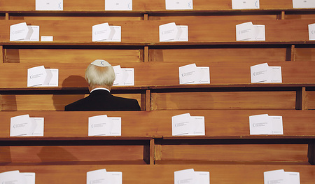 Da fehlten noch ein paar Mitbeter für einen Gottesdienst in der Synagoge.