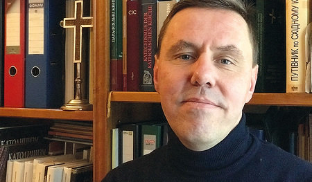 Taras Chagala ist Pfarrer der traditionsreichen griechisch-katholischen Pfarre in Wien