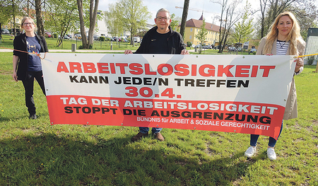 Am 30. April finden in Oberösterreich Aktionen zum Tag der Arbeitslosen statt. 