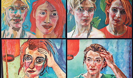 Die Arbeiten der Künstler/innen werden nun nacheinander ausgestellt: Jeweils drei Künstler/innen der Kunstwerkstatt präsentieren von 5. Februar bis 28. Mai ihre Arbeiten.   