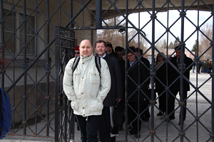 vorne: Superintendent Dr. Gerold Lehner, dahinter der Abt von Wilhering Dr. Reinhold Dessl. Weiter hinten: Bischofsvikar Wilhelm Vieböck, Bischof Dr. Manfred Scheuer und Pastoralamtsdirektorin Mag.a Gabriele Eder-Cakl.