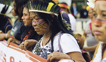 Die Indigenen Amazoniens kämpfen für ihre Rechte. 