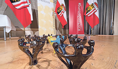 Die Skulptur des Solidaritätspreises  