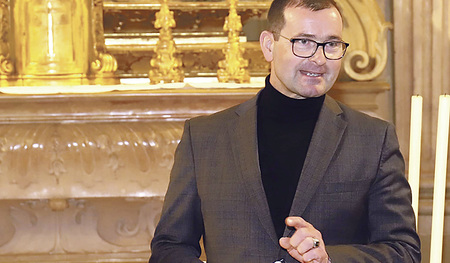 Stefan Schlager präsentierte sein neues Buch.  