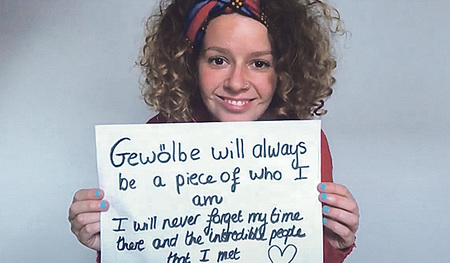 Jugendliche schickten während des Lockdowns Videobotschaften und Clips an das Jugendzentrum Gewölbe.  Das Video ist ab sofort auf Youtube unter „GEWÖLBE spirit“ zu finden.  